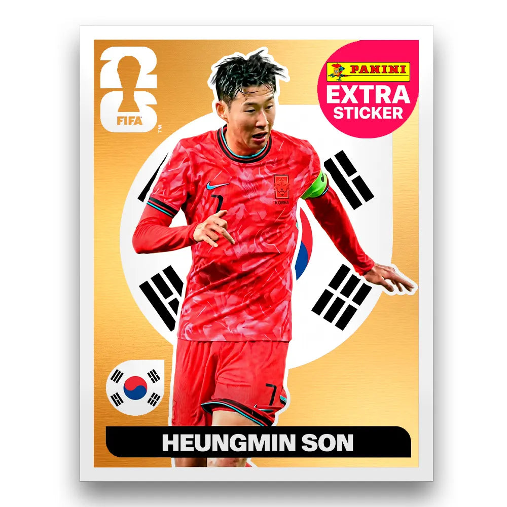 Figurinha Heungmin Son Extra Sticker Legend FIFA World Cup 2026™