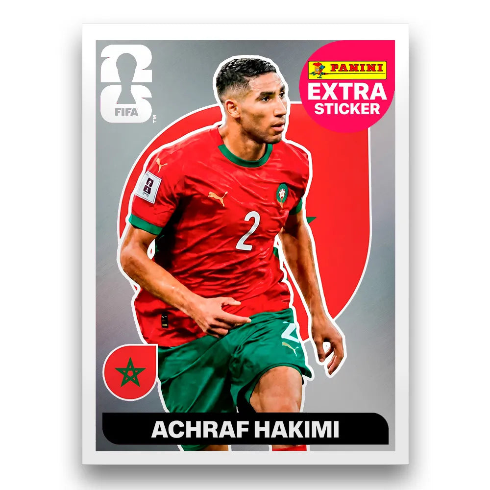 Figurinha Achraf Hakimi Extra Sticker Legend FIFA World Cup 2026™