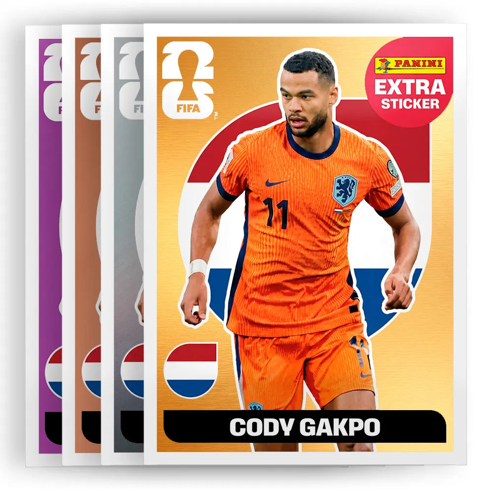 Figurinha Cody Gakpo Extra Sticker Legend FIFA World Cup 2026™