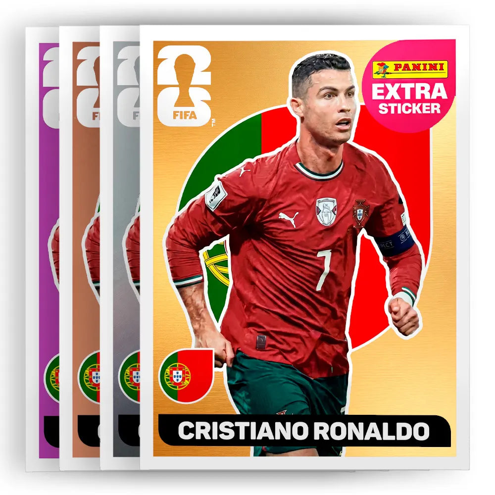 Figurinha Cristiano Ronaldo Extra Sticker Legend FIFA World Cup 2026™