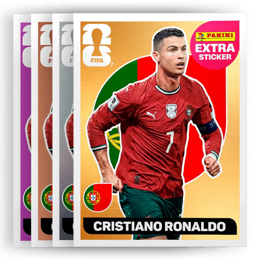 Figurinha Cristiano Ronaldo Extra Sticker Legend FIFA World Cup 2026™
