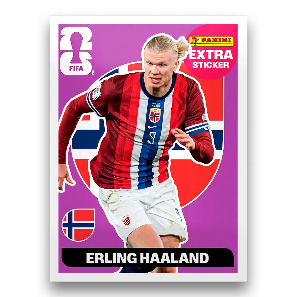 Figurinha Erling Haaland Extra Sticker Legend FIFA World Cup 2026™