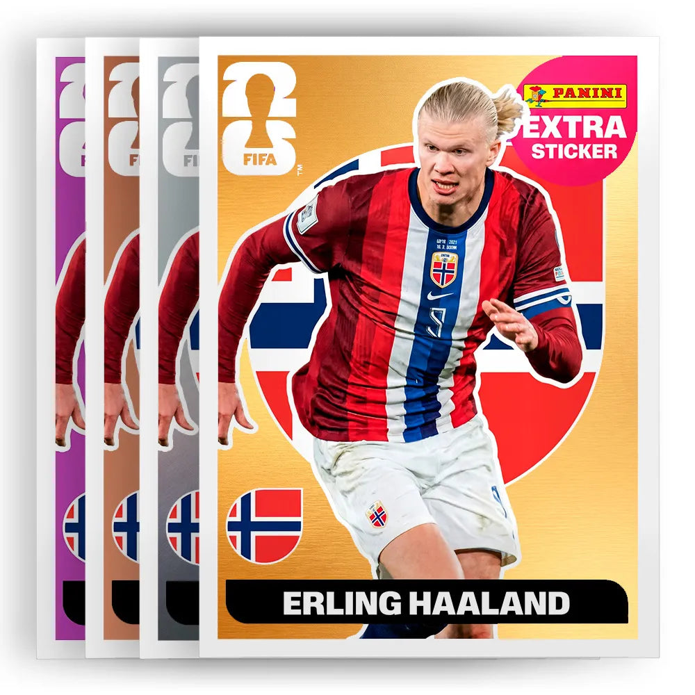 Figurinha Erling Haaland Extra Sticker Legend FIFA World Cup 2026™