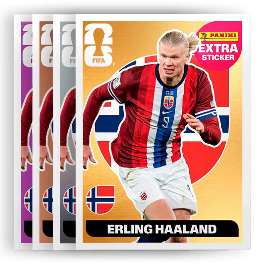 Figurinha Erling Haaland Extra Sticker Legend FIFA World Cup 2026™
