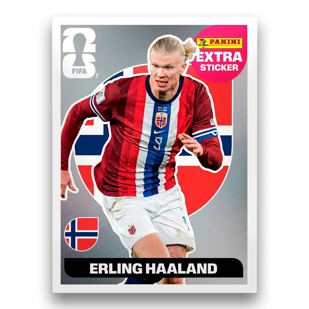 Figurinha Erling Haaland Extra Sticker Legend FIFA World Cup 2026™