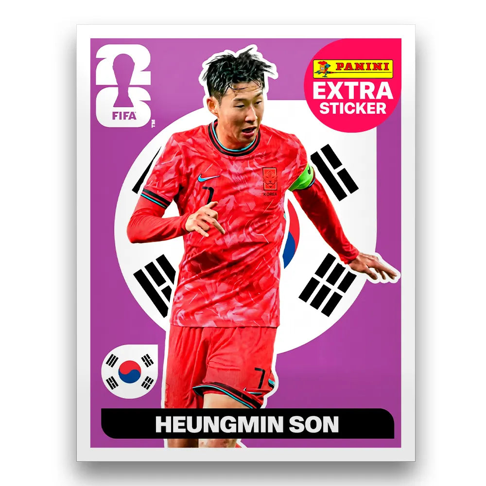 Figurinha Heungmin Son Extra Sticker Legend FIFA World Cup 2026™