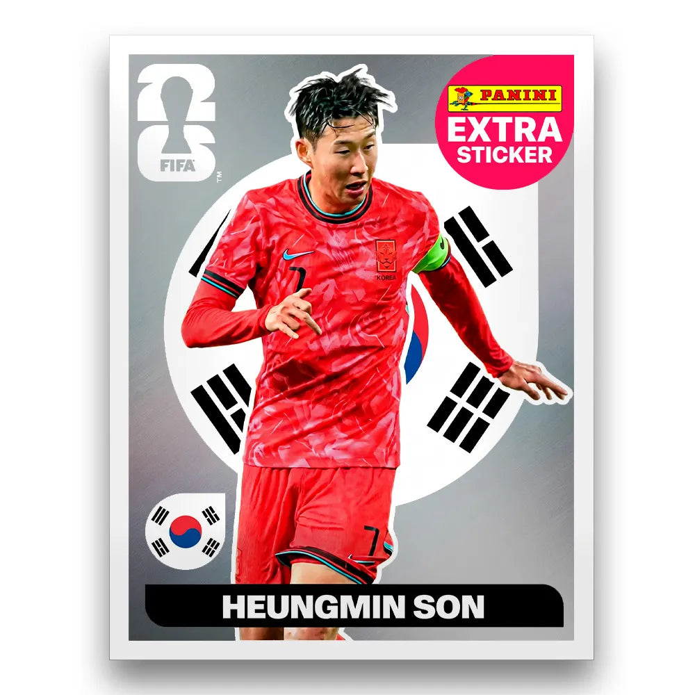 Figurinha Heungmin Son Extra Sticker Legend FIFA World Cup 2026™