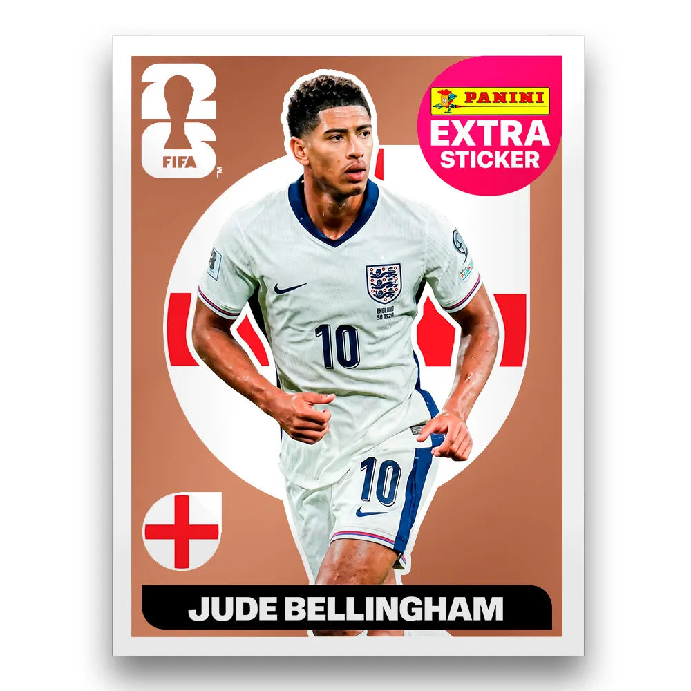 Figurinha Jude Bellingham Extra Sticker Legend FIFA World Cup 2026™