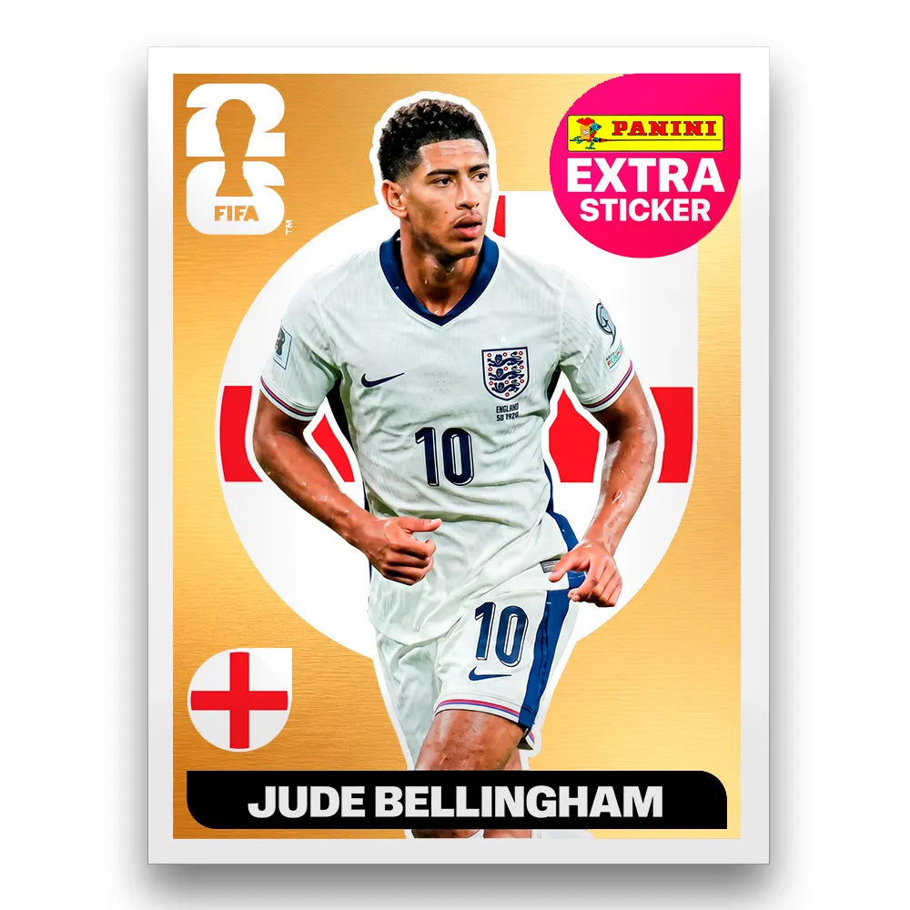 Figurinha Jude Bellingham Extra Sticker Legend FIFA World Cup 2026™