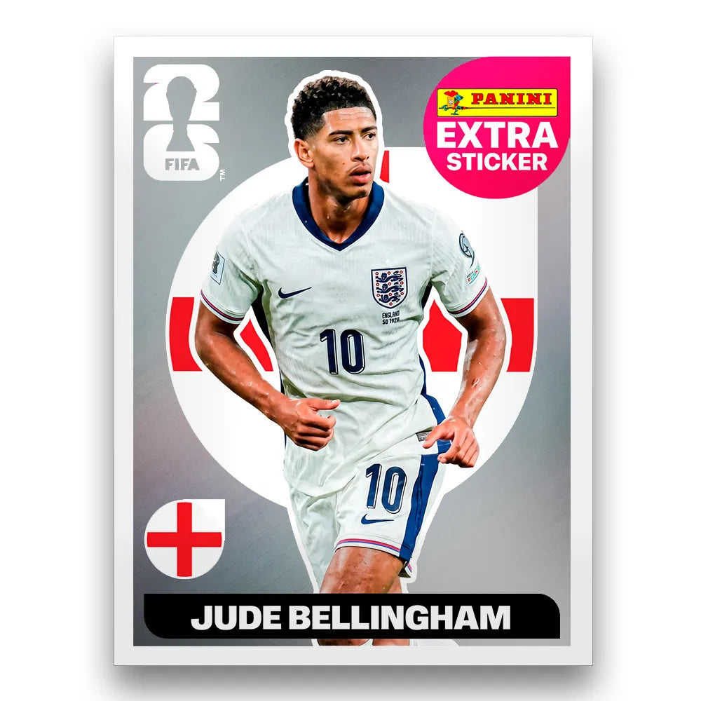 Figurinha Jude Bellingham Extra Sticker Legend FIFA World Cup 2026™