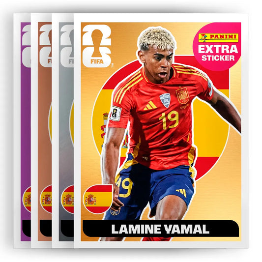 Figurinha Lamine Yamal Extra Sticker Legend FIFA World Cup 2026™