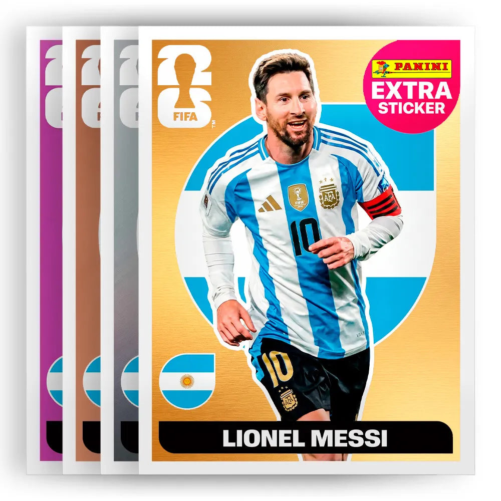 Figurinha Lionel Messi Extra Sticker Legend FIFA World Cup 2026™