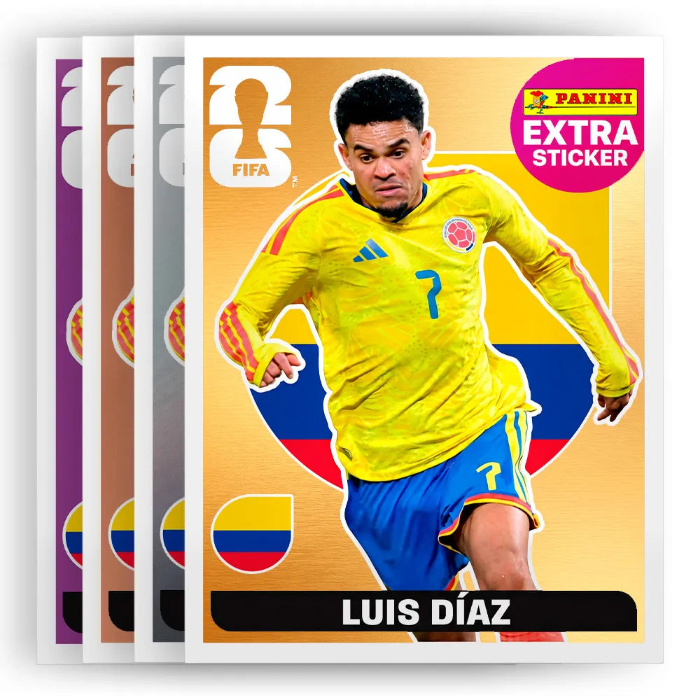 Figurinha Luis Díaz Extra Sticker Legend FIFA World Cup 2026™