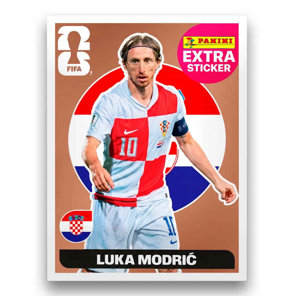 Figurinha Luka Modrić Extra Sticker Legend FIFA World Cup 2026™