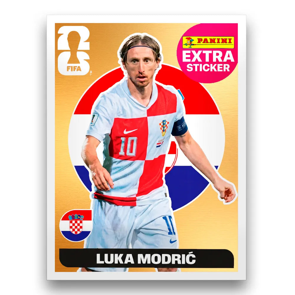 Figurinha Luka Modrić Extra Sticker Legend FIFA World Cup 2026™