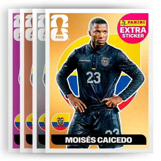 Figurinha Moisés Caicedo Extra Sticker Legend FIFA World Cup 2026™