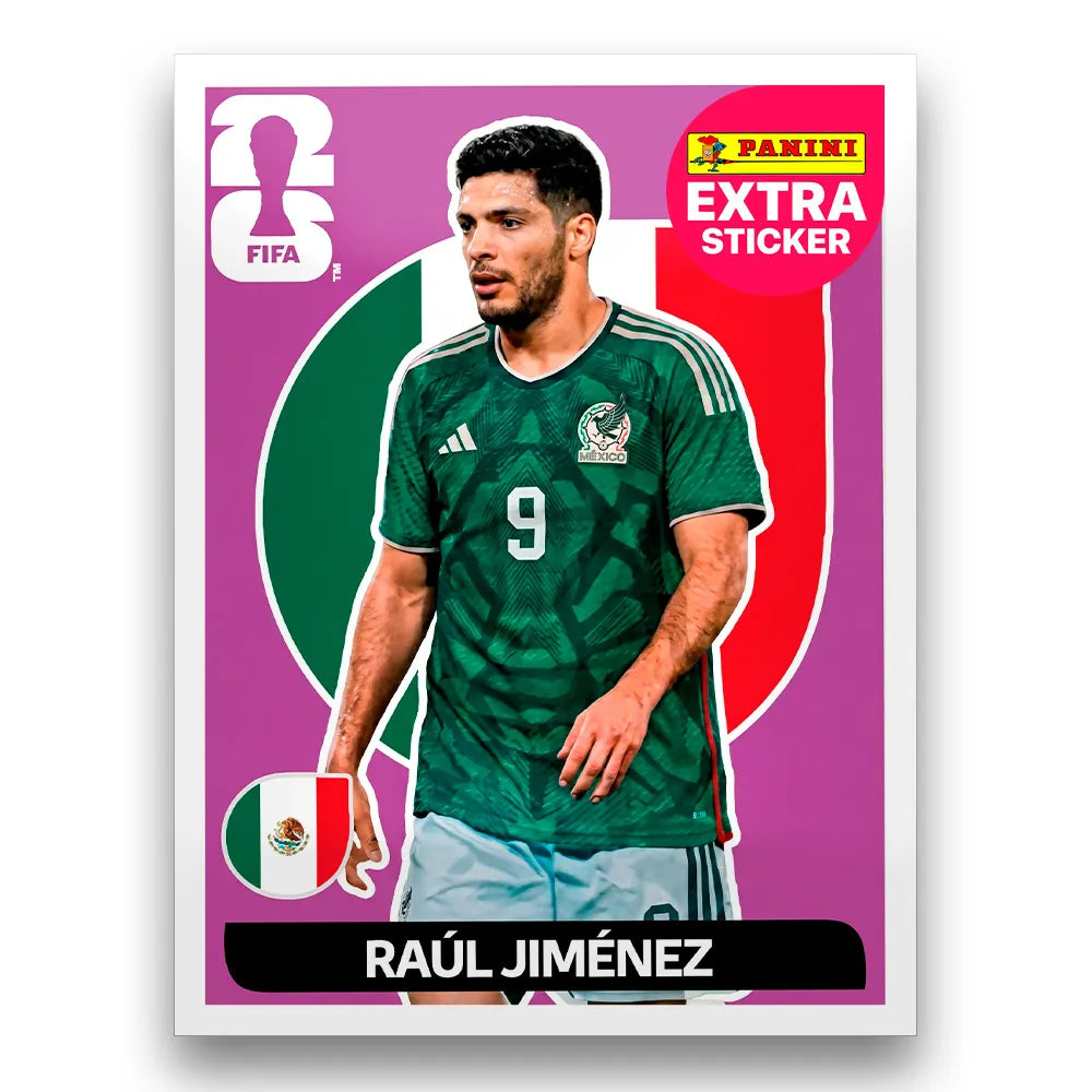 Figurinha Raúl Jiménez Extra Sticker Legend FIFA World Cup 2026™