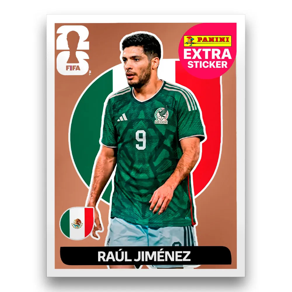 Figurinha Raúl Jiménez Extra Sticker Legend FIFA World Cup 2026™