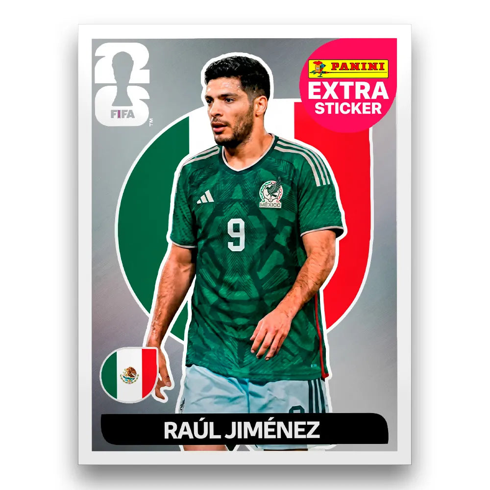 Figurinha Raúl Jiménez Extra Sticker Legend FIFA World Cup 2026™