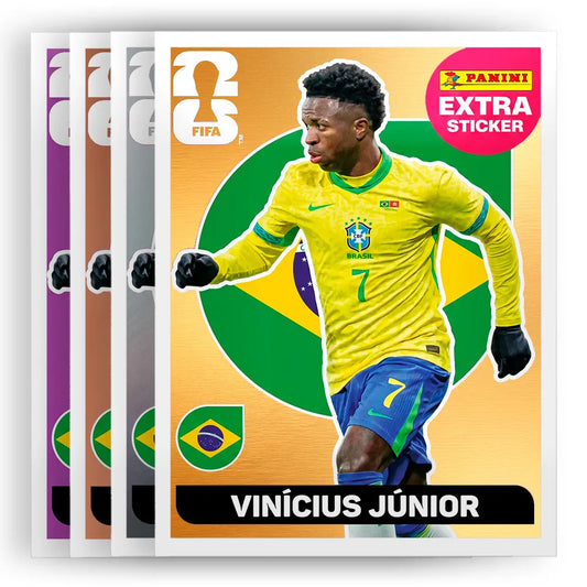 Figurinha Vinícius Júnior Extra Sticker Legend FIFA World Cup 2026™